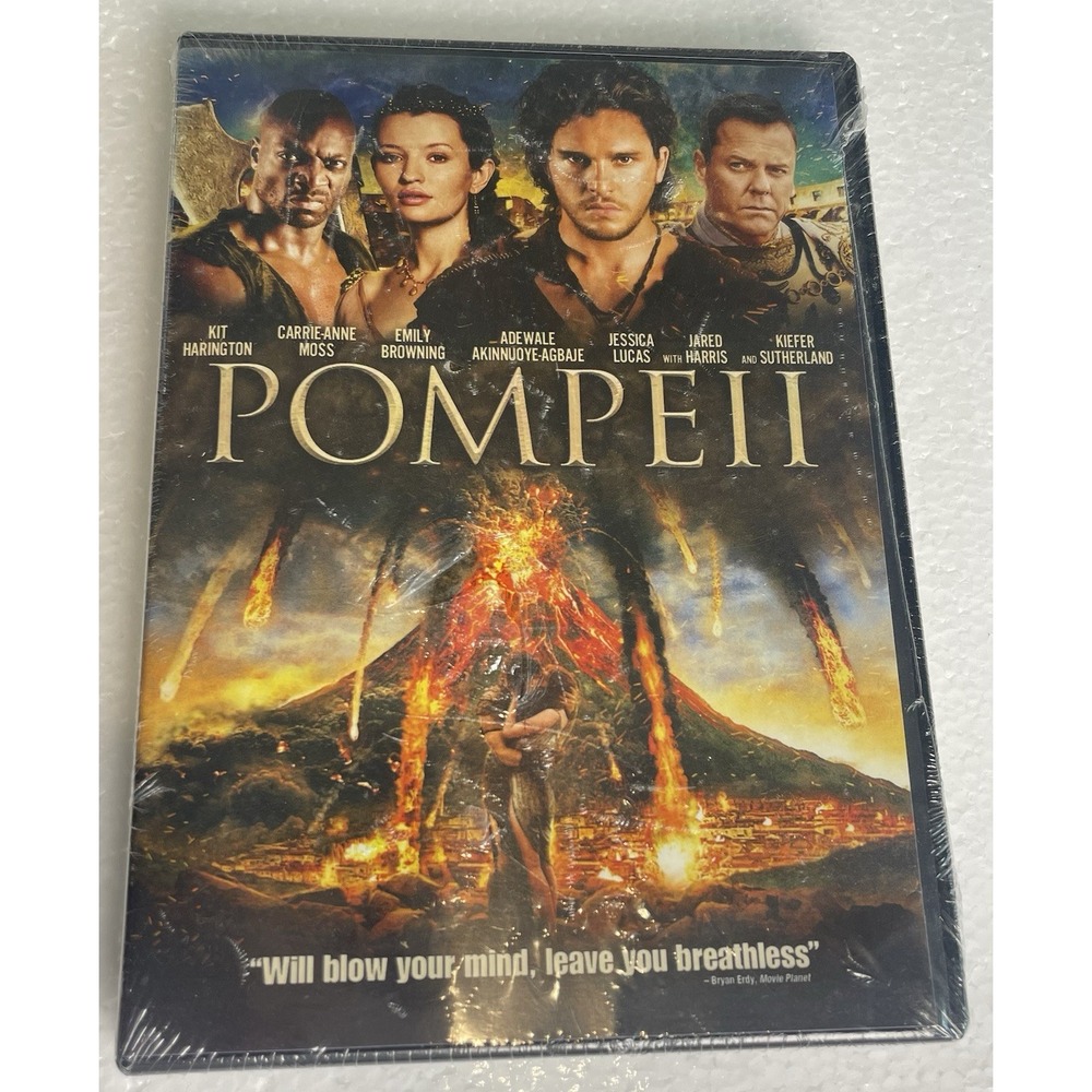 POMPEII Movie DVD 2014 NEW SEALED Kit Harrington Kiefer Sutherland